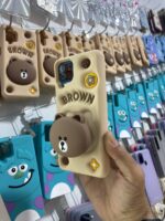 قاب فانتزی خرسی پاپ سوکت BROWN - تصویر 3