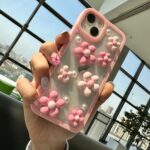 قاب نرگس صورتی آیفونی