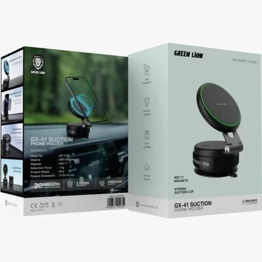هلدر وکیومی گرین لاین مدل Green GX-41 پایه نگهدارنده گوشی گرین لاین