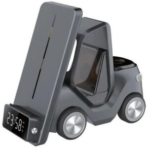 پایه نگهدارنده و شارژر بی سیم گوشی موبایل گرین لاین مدل Forklift 5in1